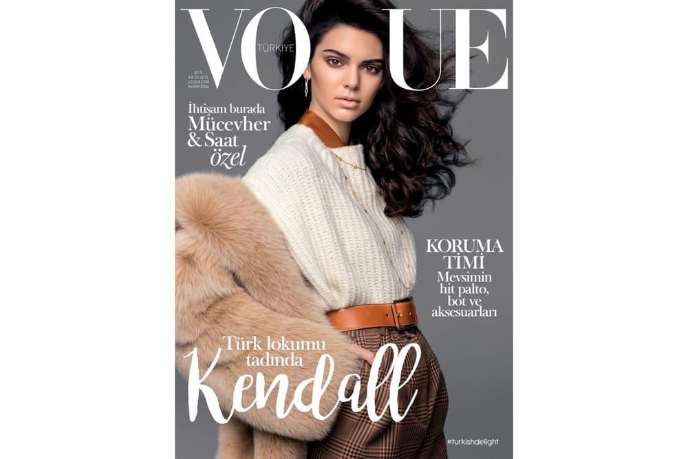 Kendall Jenner Vogue Turkey November 2016 Cover