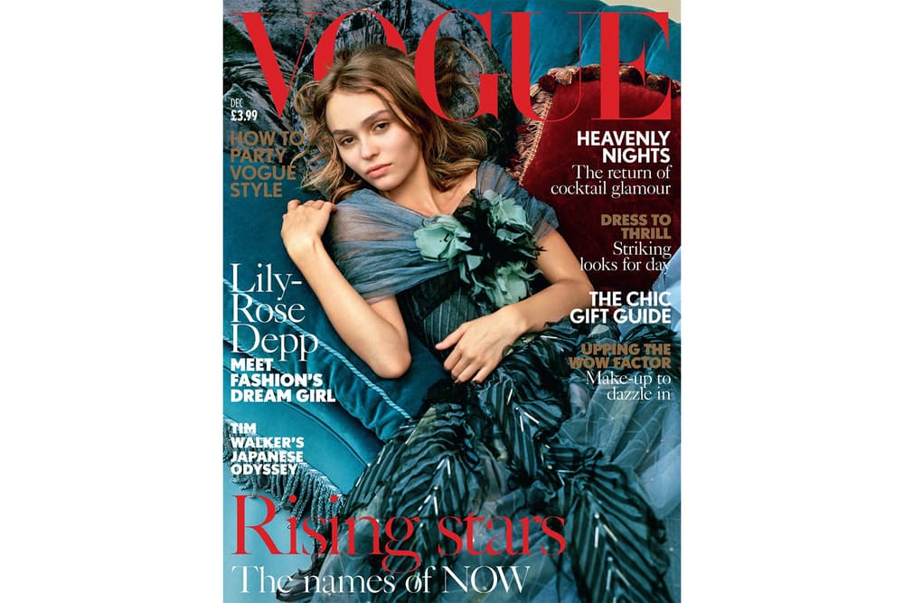 Lily Rose Depp British Vogue December Cover