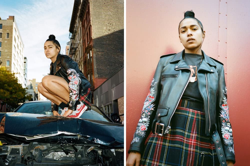 Princess Nokia MadeMe Schott Collaboration Leather Jacket