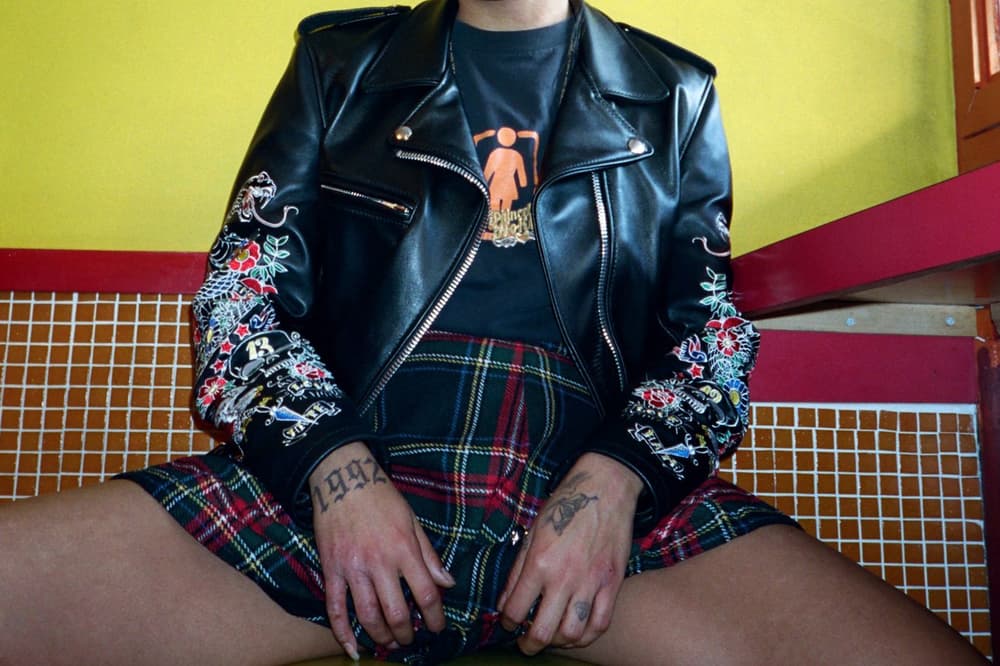 Princess Nokia MadeMe Schott Collaboration Leather Jacket