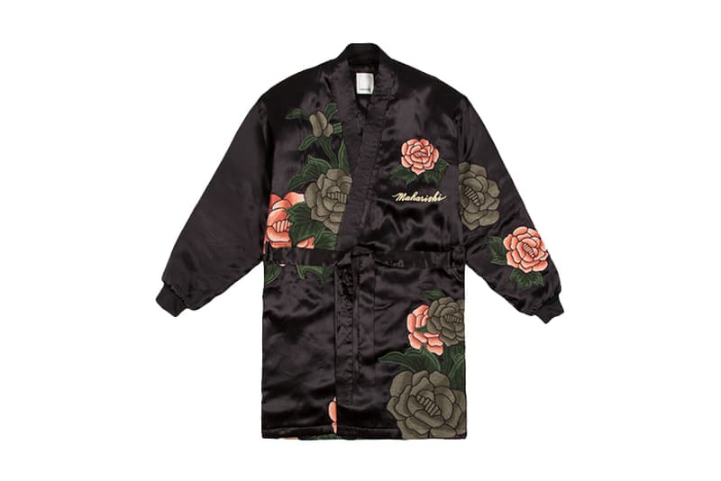 maharishi Rozu Kimono Hanafuda Silk Trackpants