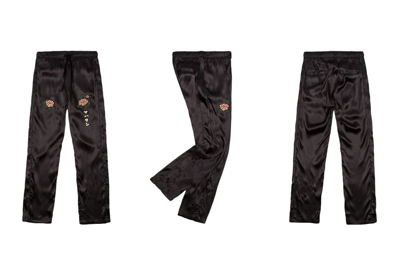 maharishi Rozu Kimono Hanafuda Silk Trackpants