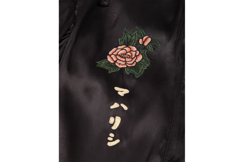 maharishi Rozu Kimono Hanafuda Silk Trackpants