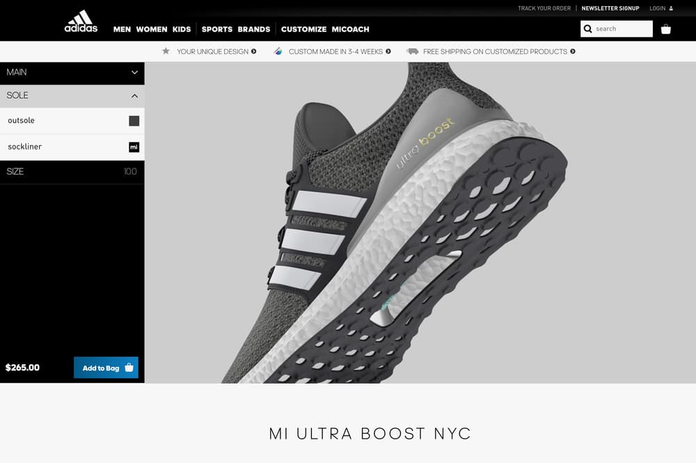 mi adidas UltraBOOST Customization