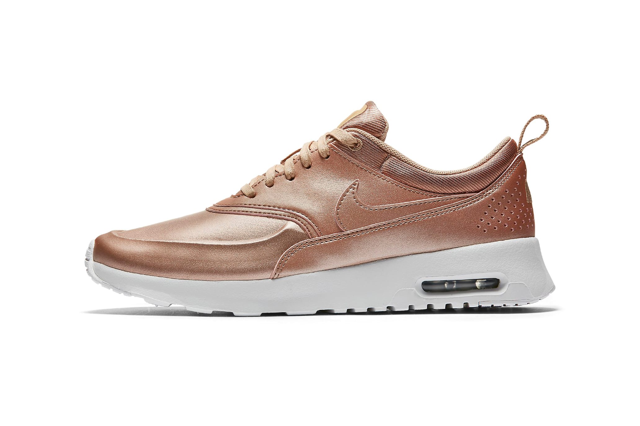 limited nike air max thea se with swarovski crystals metallic rose