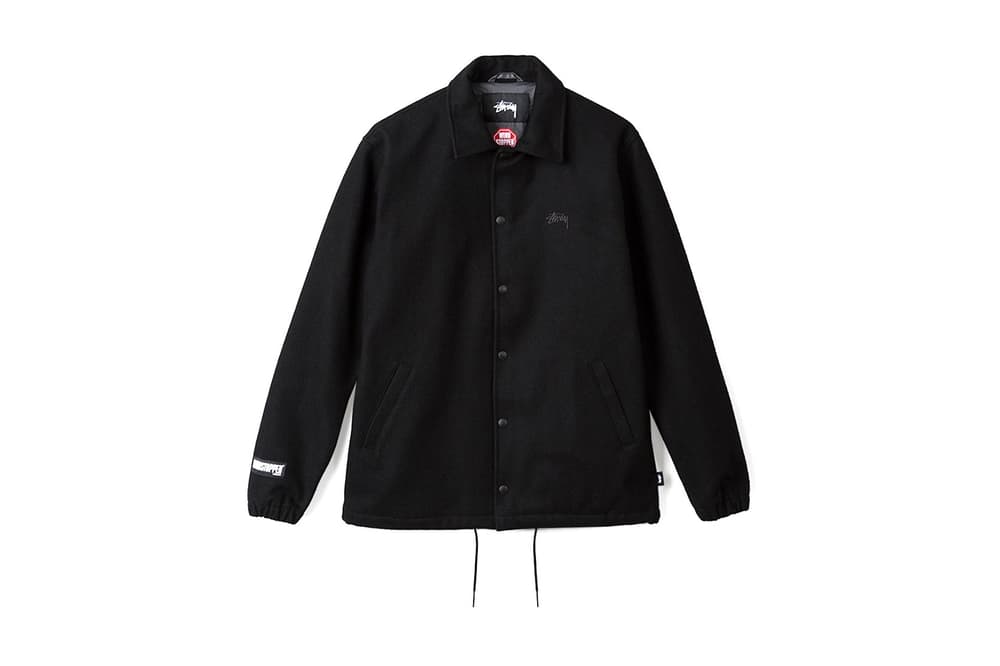 stussy woolen windstopper coach jacket plaid