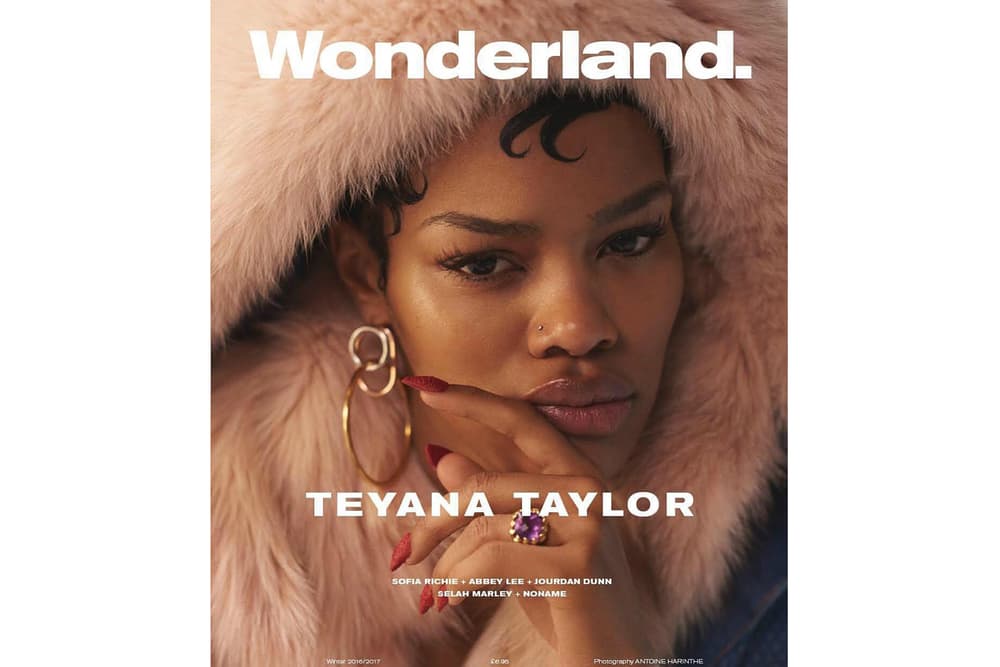 Teyana Taylor Jourdan Dunn Wonderland Magazine's 2016 Winter Cover