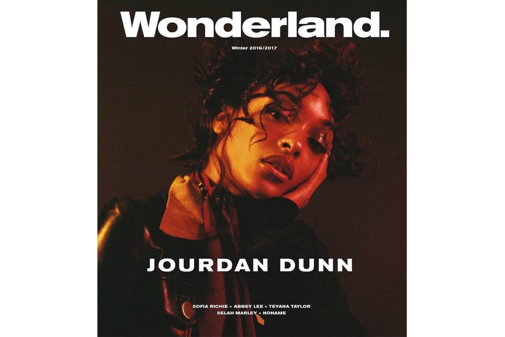 Teyana Taylor Jourdan Dunn Wonderland Magazine's 2016 Winter Cover