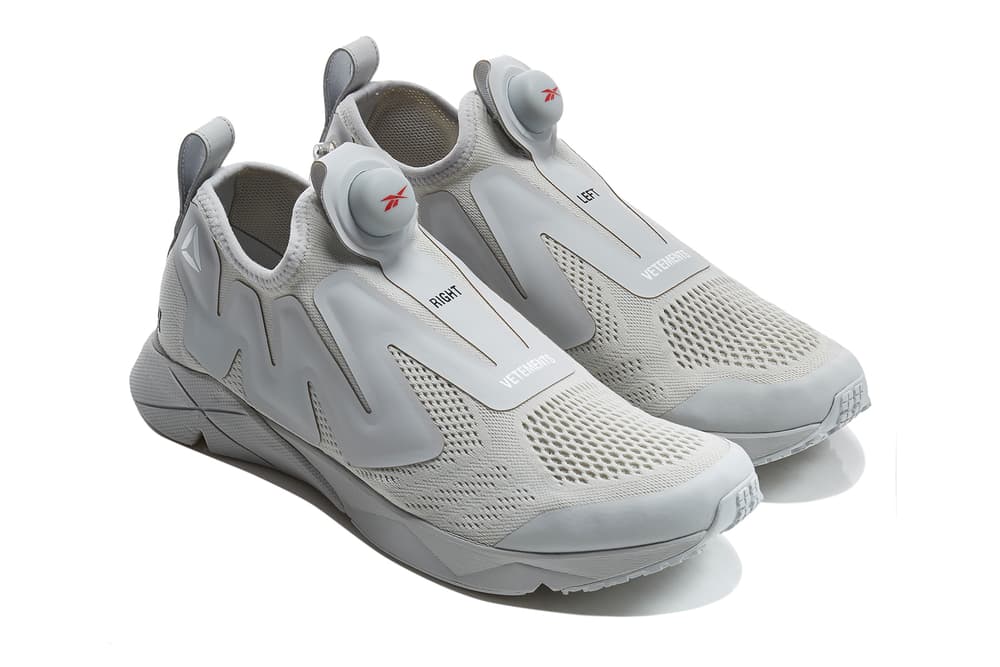 Vetements x Reebok Pump Supreme Grey