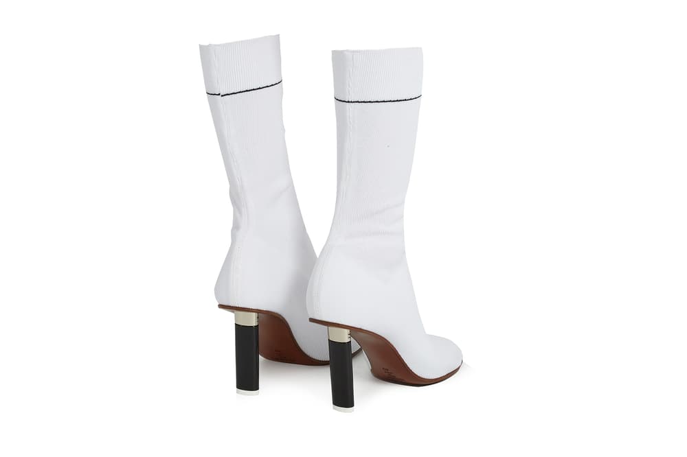 Vetements Lighter-Heel Sock Ankle Boots Red White Blue