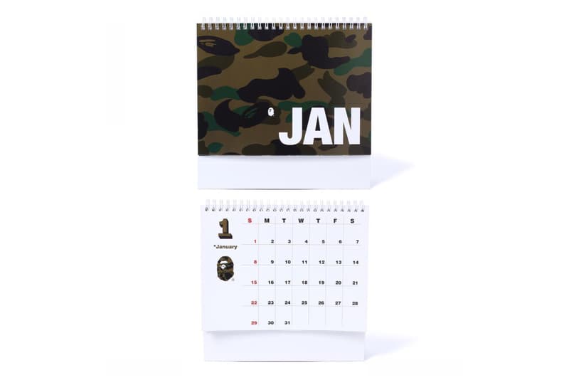 BAPE 2017 Calendar