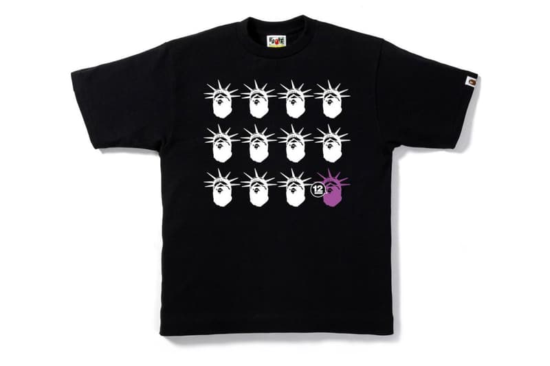 BAPE NYC Store 12 Year Anniversary T-Shirt Collection