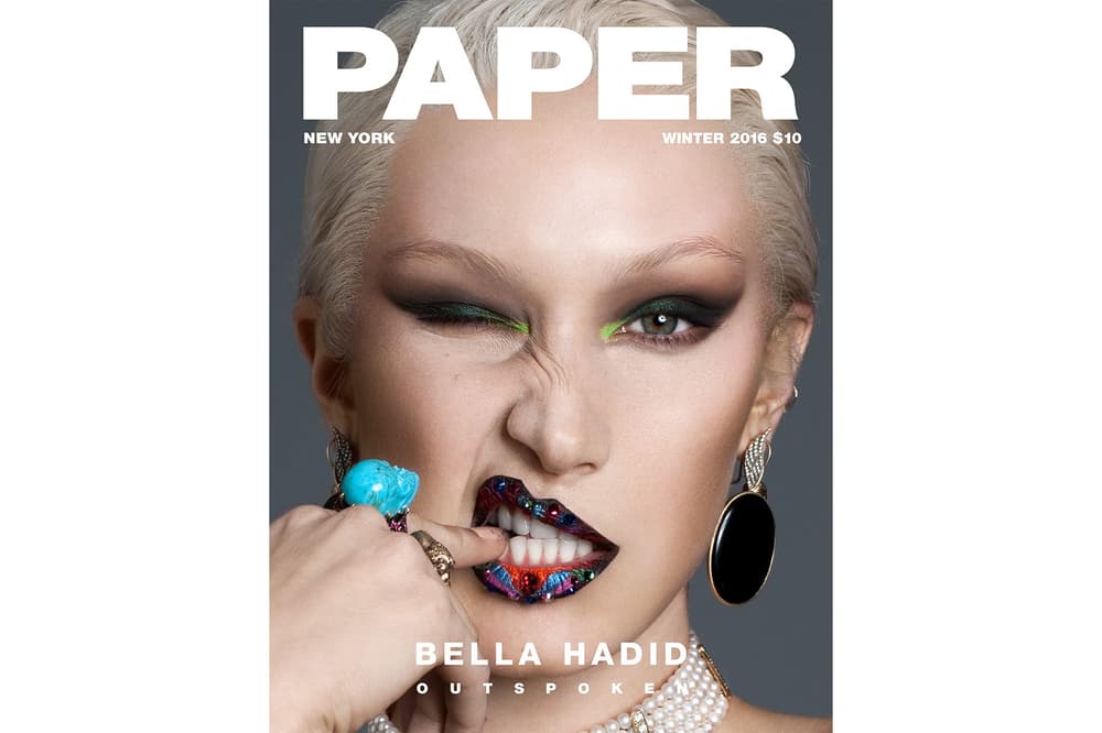 Bella Hadid Paper Magazine Winter 2016