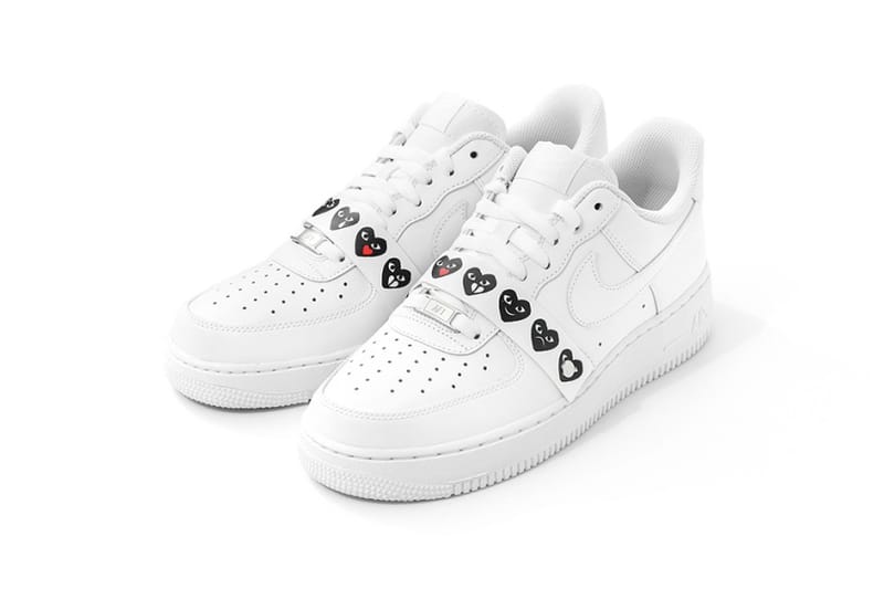 comme des garcons air force 1 heart