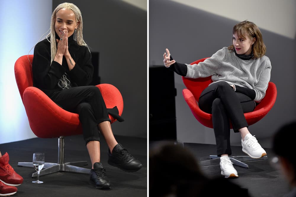 Gigi Hadid Lena Dunham Zoe Kravitz Reebok PerfectNever Panel
