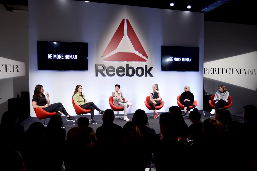 Gigi Hadid Lena Dunham Zoe Kravitz Reebok PerfectNever Panel