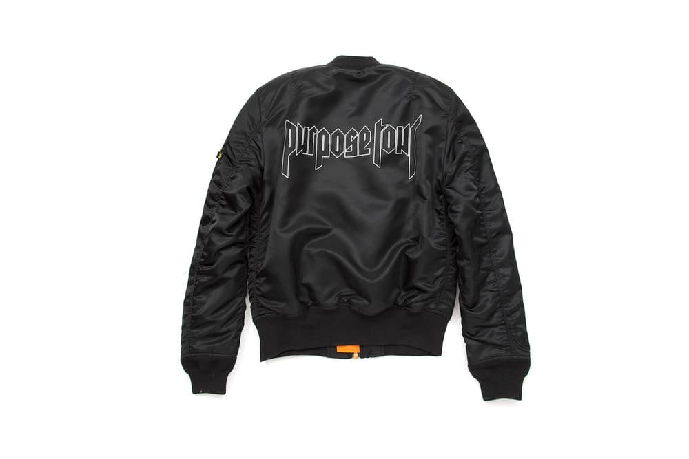 Justin Bieber Purpose Tour 2017 Spring/Summer Merch