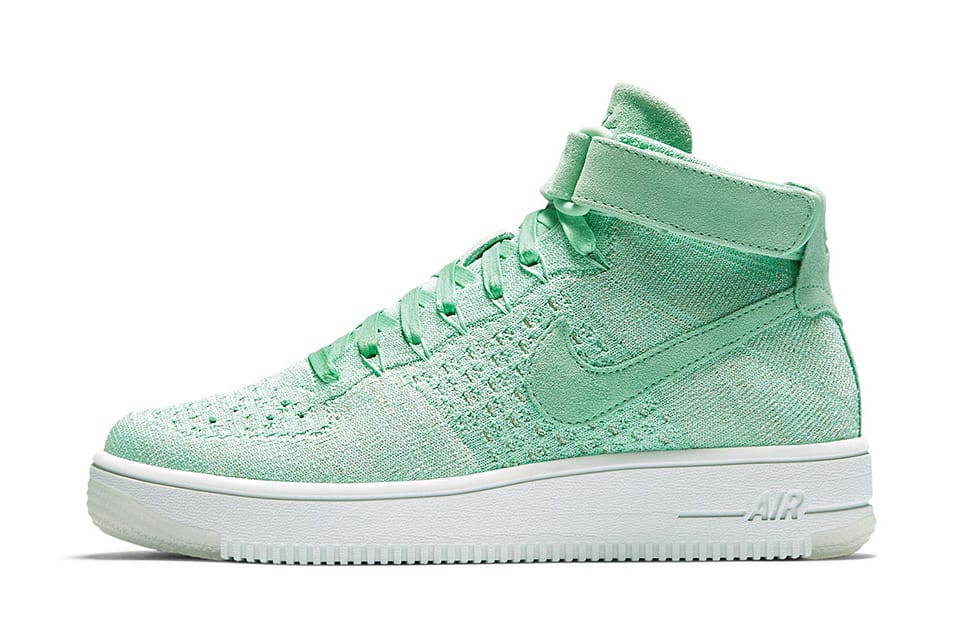 air force 1 flyknit green