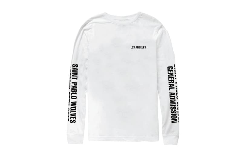 Kanye West Saint Pablo Tour Merch