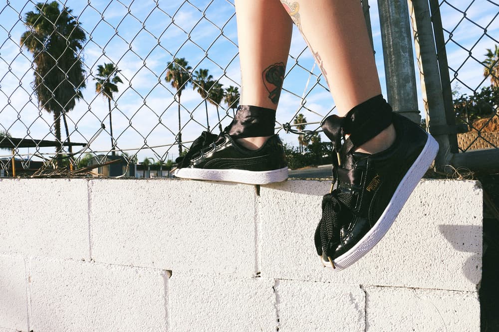 PUMA Basket Heart Black White Alysha Nett Allie Layus