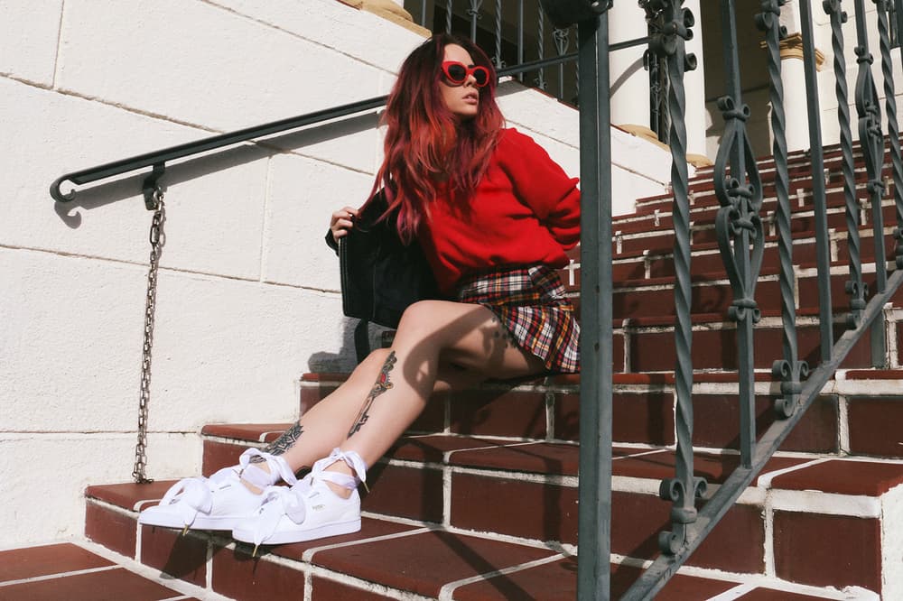 PUMA Basket Heart Black White Alysha Nett Allie Layus