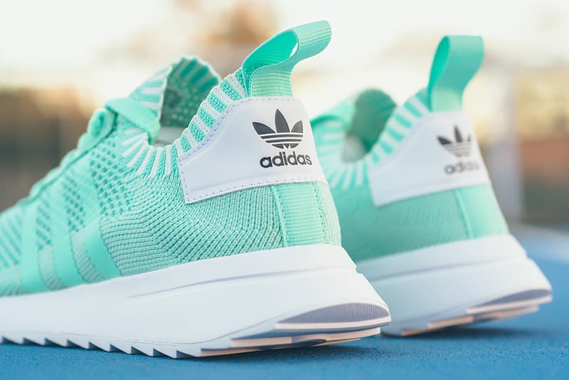 adidias Flashback Primeknit Maroon Easter Green