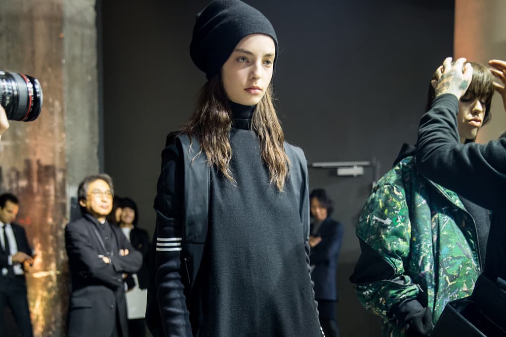 adidas y-3 yohji yamamoto paris fashion week backstage