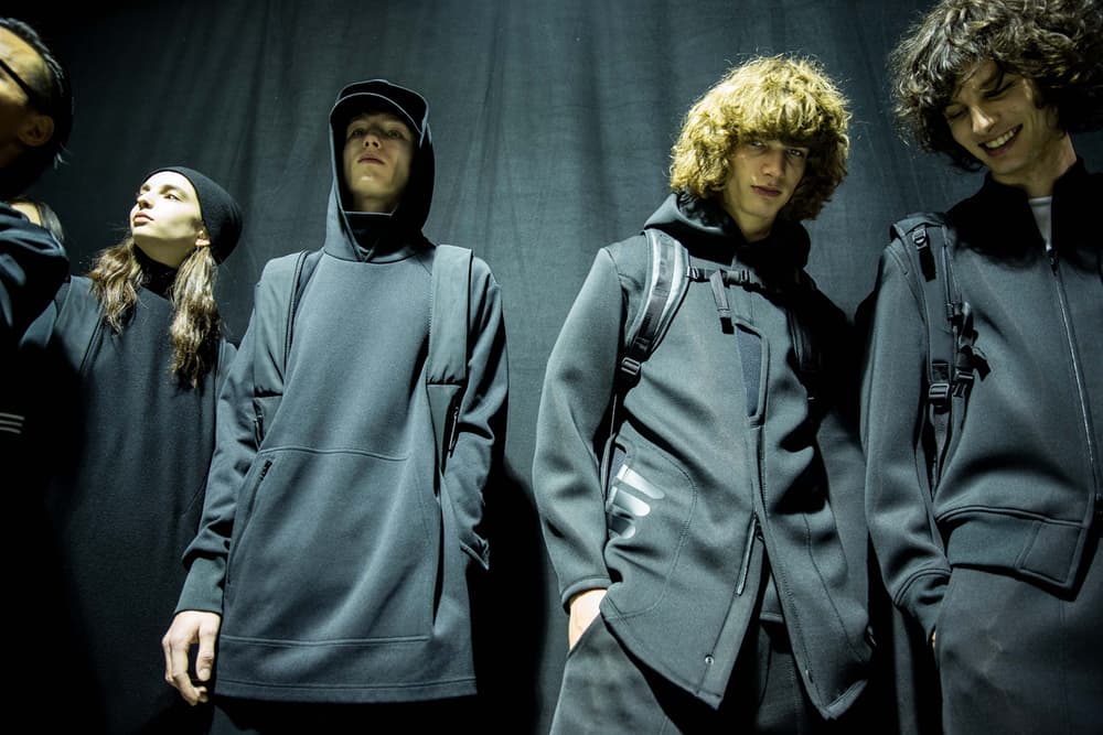 adidas y-3 yohji yamamoto paris fashion week backstage