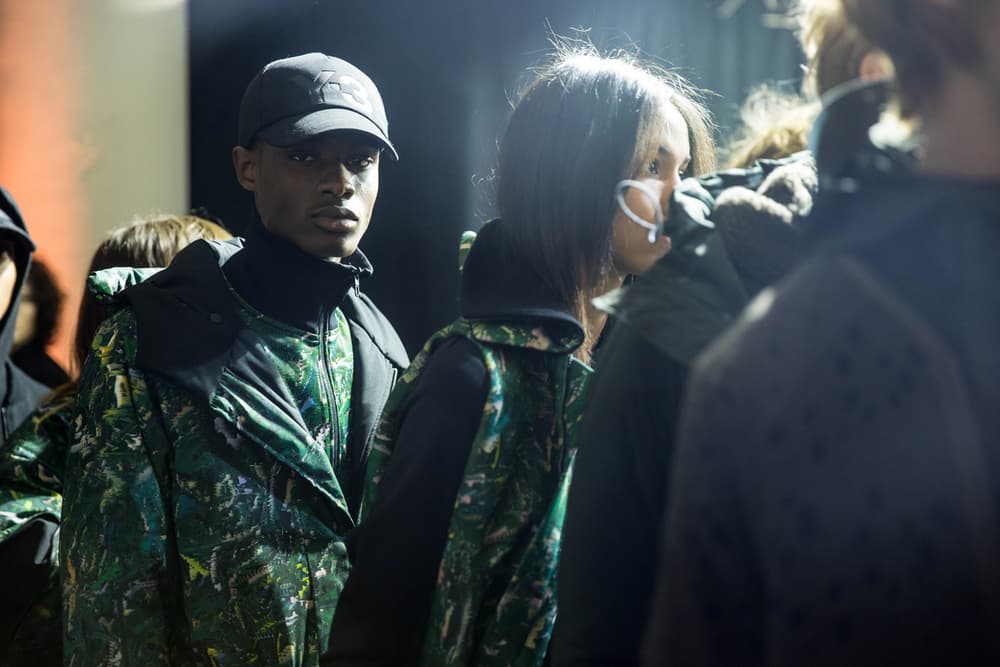 adidas y-3 yohji yamamoto paris fashion week backstage