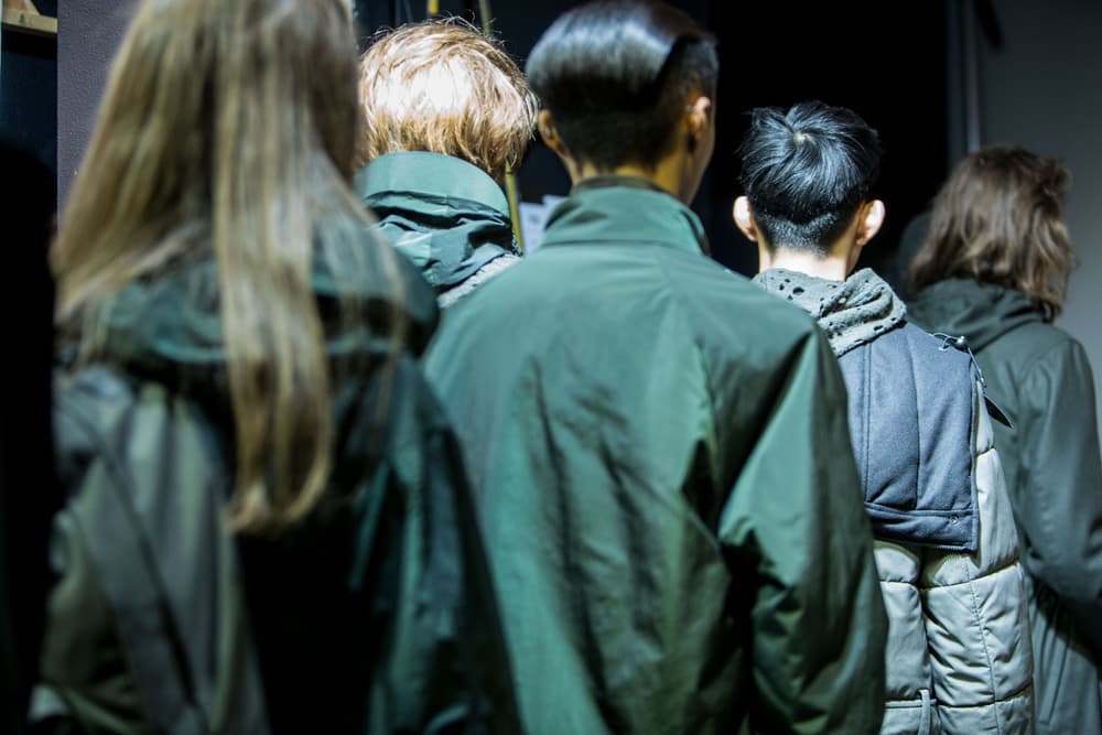 adidas y-3 yohji yamamoto paris fashion week backstage