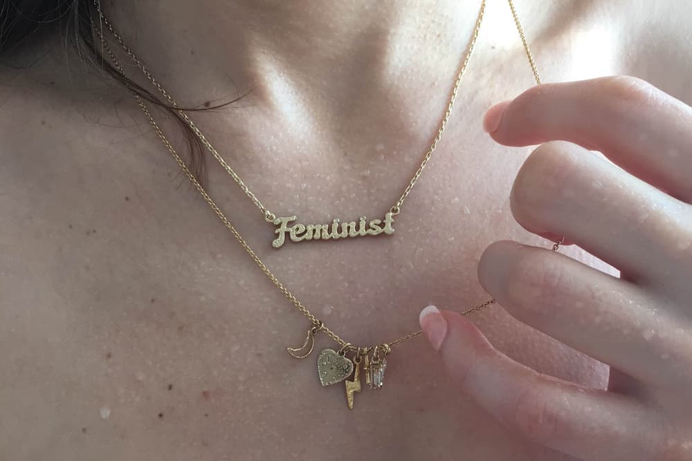 Bing Bang NYC Feminist Necklace