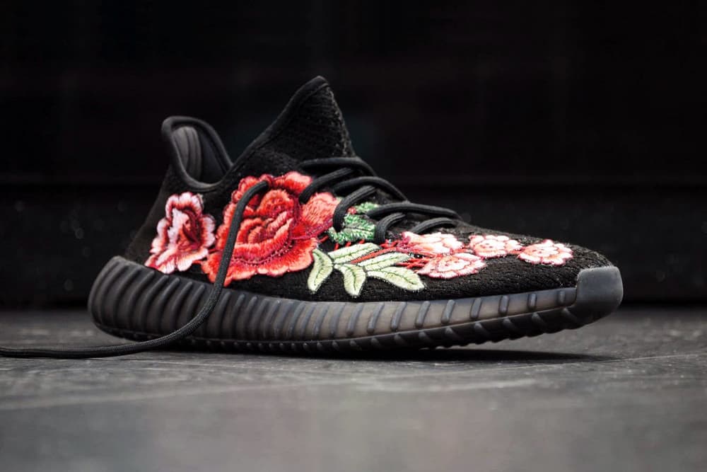 adidas Yeezy Boost 350 V2 FRE Customs Floral Flowerbomb