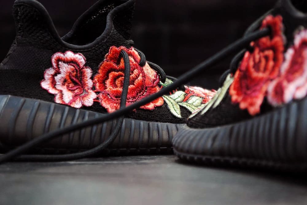 adidas Yeezy Boost 350 V2 FRE Customs Floral Flowerbomb