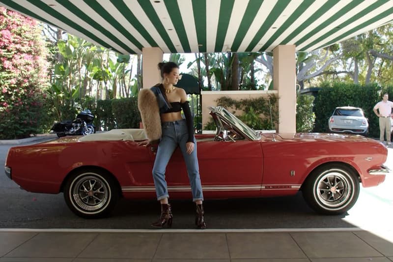Kendall Jenner Mustang