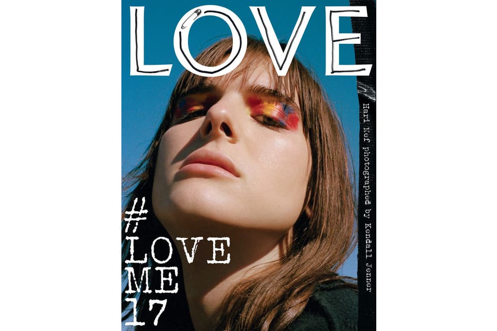Kendall Jenner Hari Nef LOVE Magazine Cover