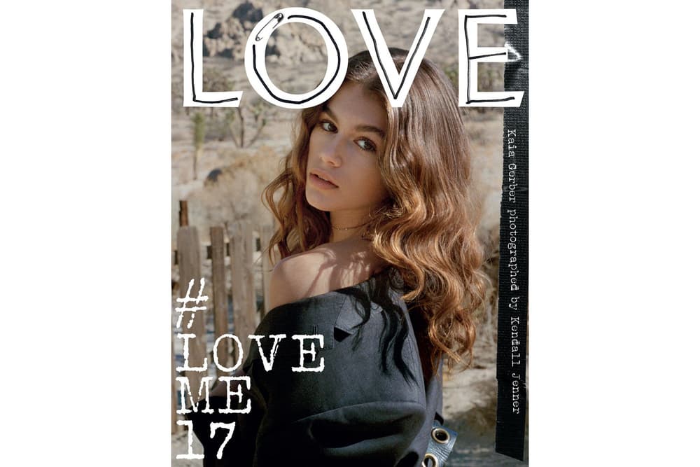 Kendall Jenner Kaia Gerber LOVE Magazine Issue 17 Cover