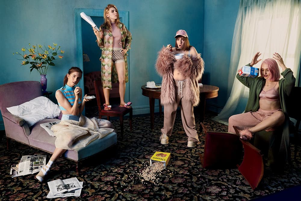 Lena Dunham Girls Glamour Magazine Zosia Mamet