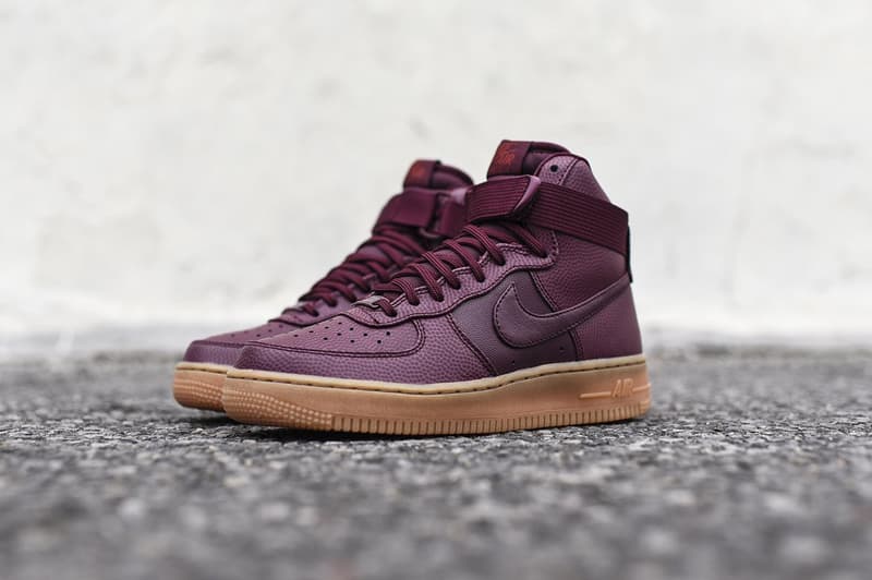 Nike Air Force 1 SE Black Maroon