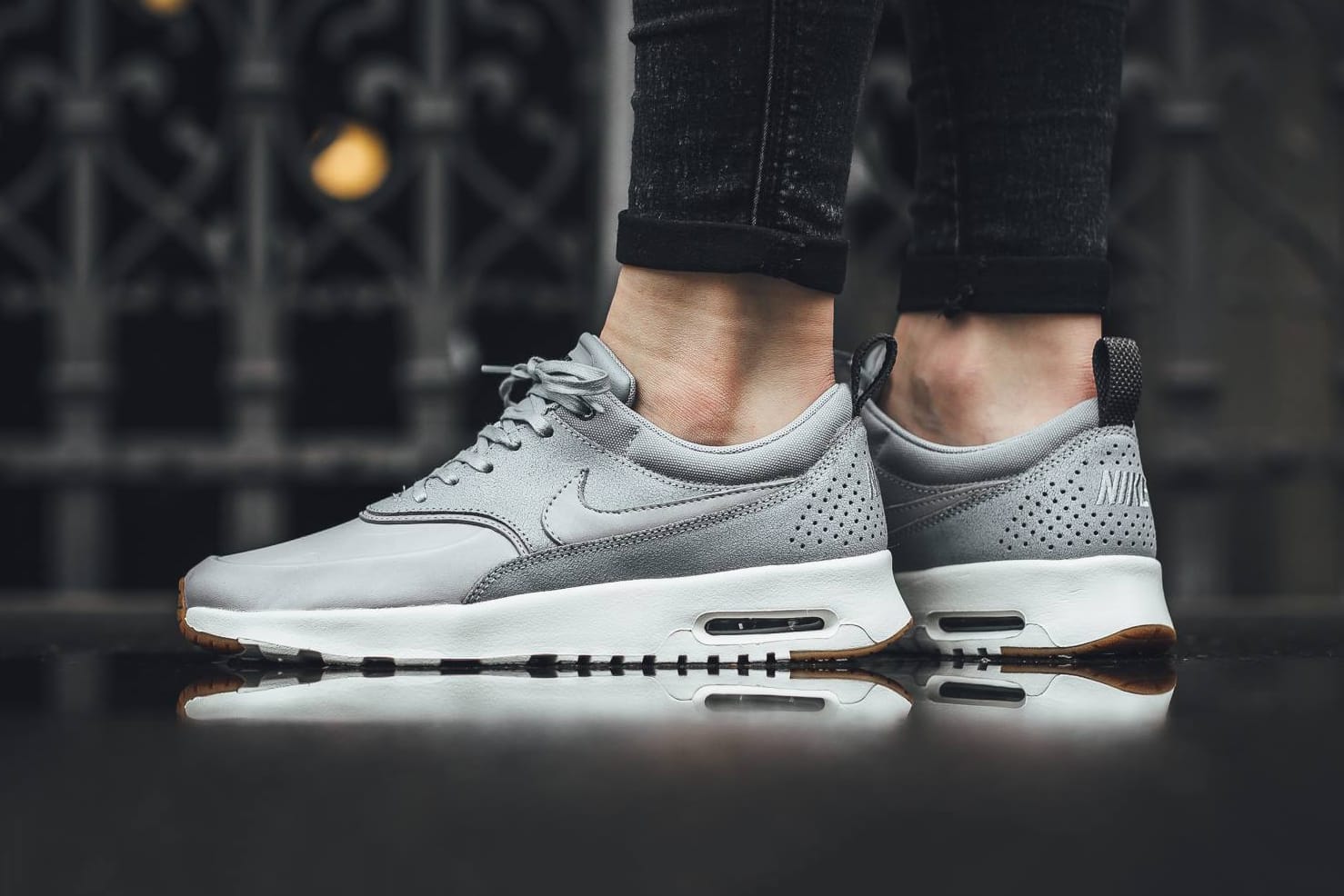 nike air max thea black and wolf grey