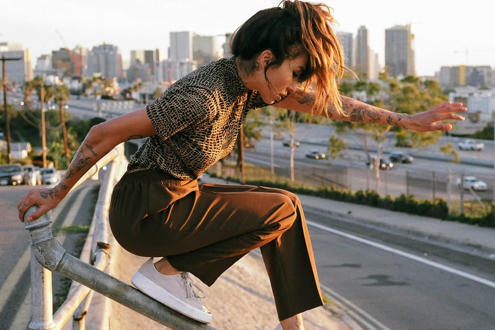 Alie Layus Alysha Nett PUMA Suede Platform Gold