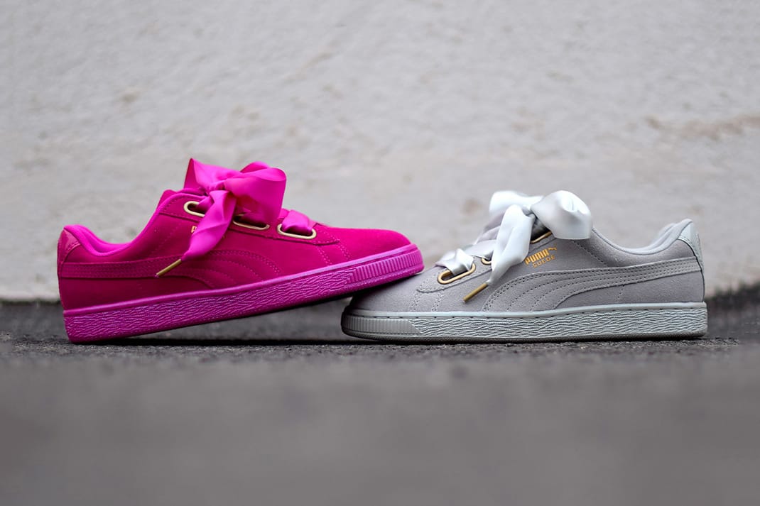 PUMA New Suede Heart Satin Available in 