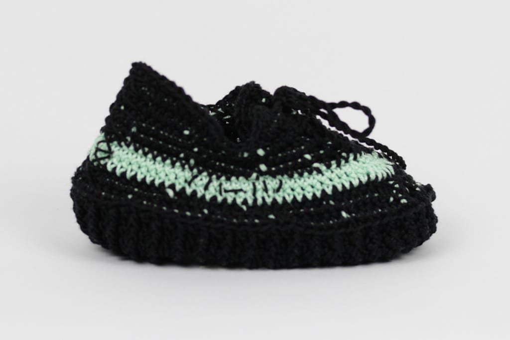 knitted yeezy baby shoes