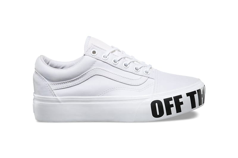 vans platform tennis shoes