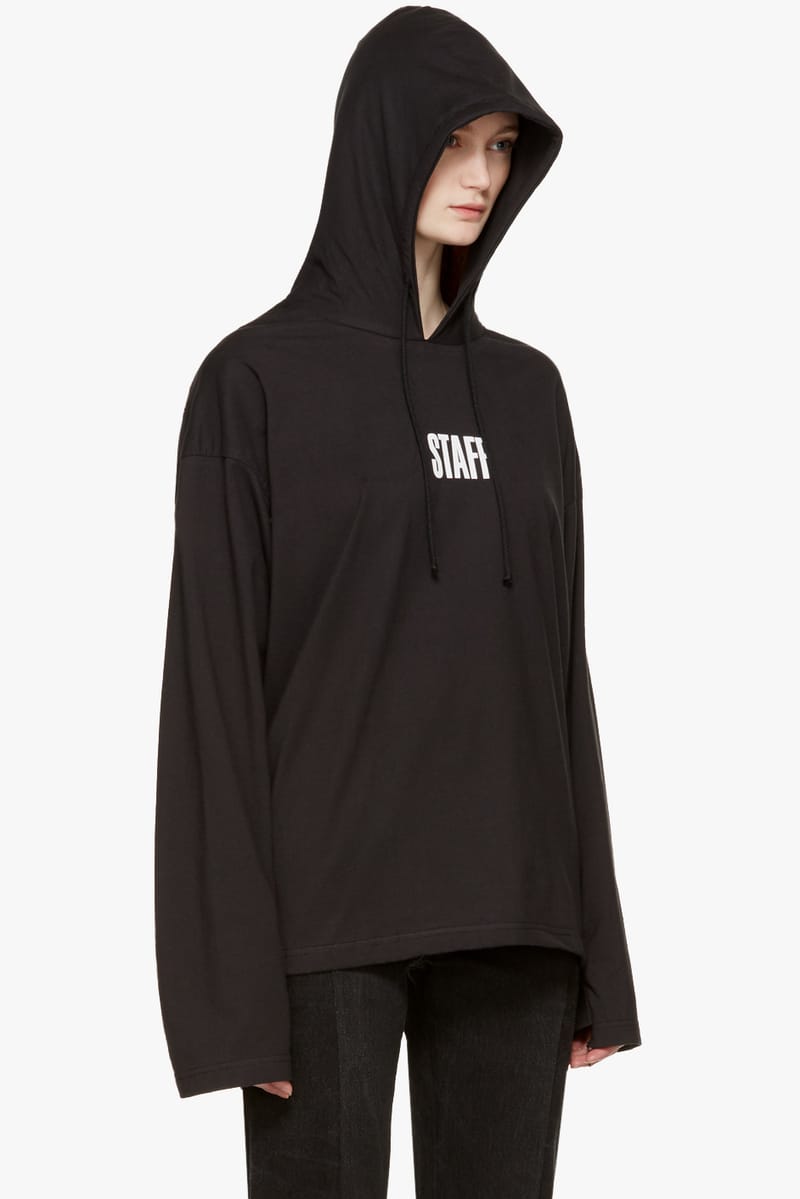 vetements staff hoodie