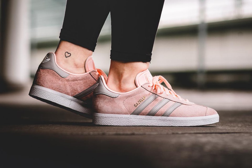 Consignment frost three adidas Originals Goes Nearly All Pink on the Gazelle "Haze Coral" | Hypebae