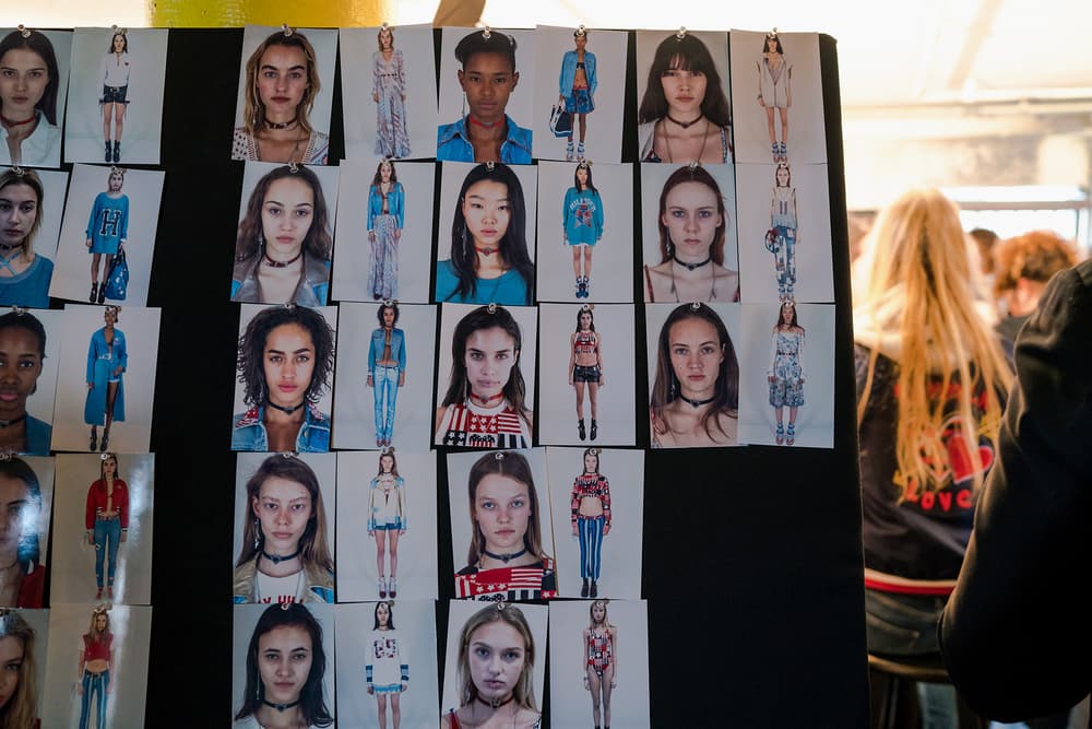 backstage bts gigi hadid tommy hilfiger tommyland bella