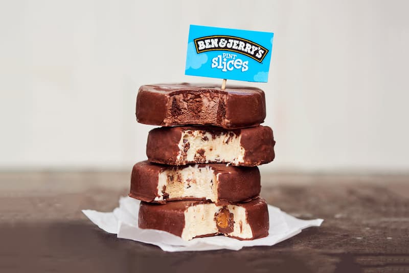 Ben and Jerrys Ice cream Pint Slices