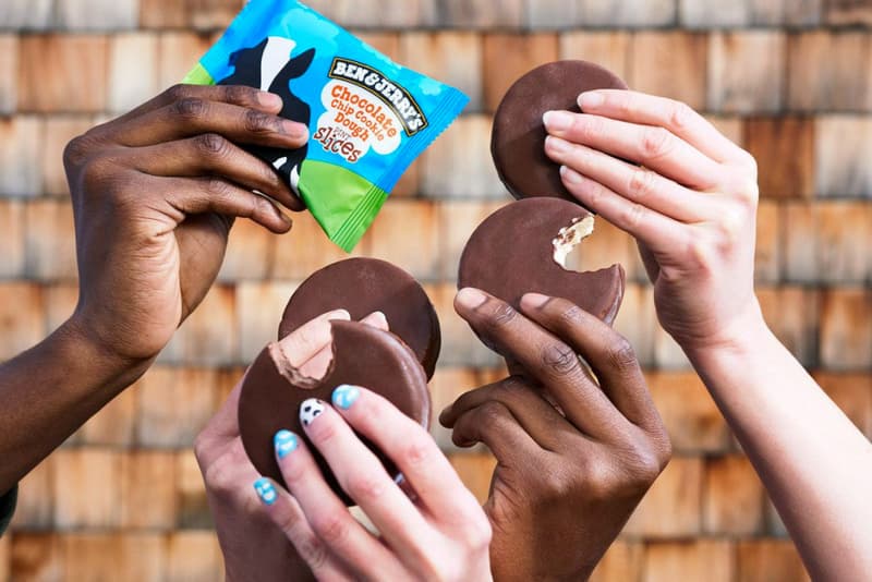 Ben and Jerrys Ice cream Pint Slices