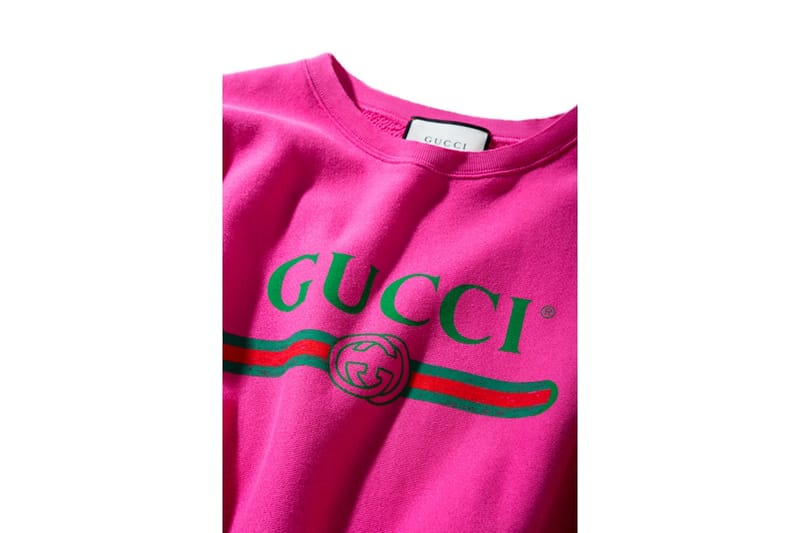 gucci pink sweatshirt