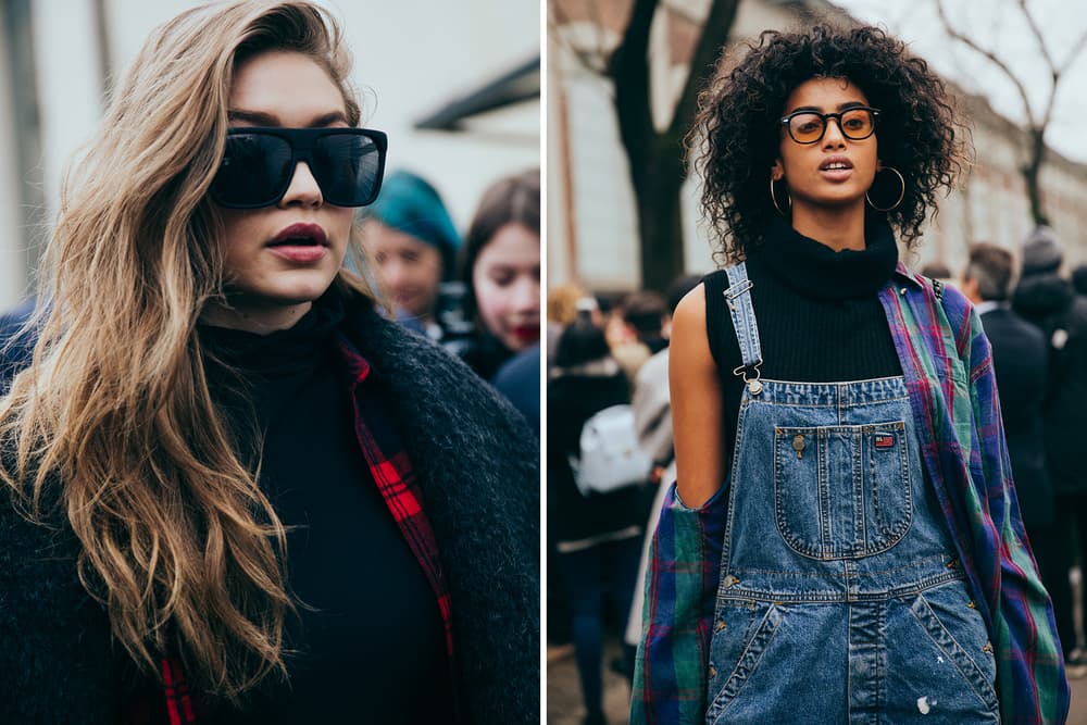 Milan Fashion Week 2017 Street Style Gigi Hadid Hari Nef